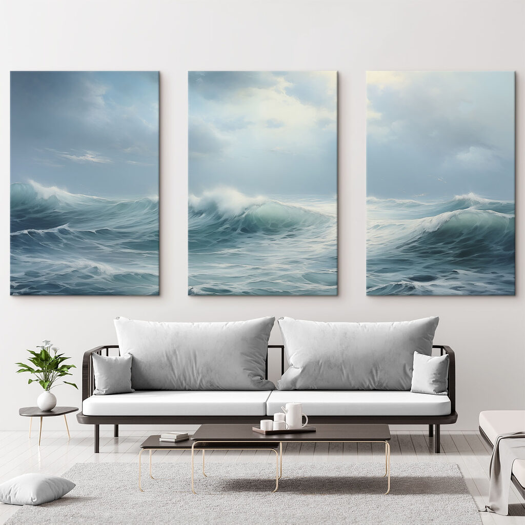 Światło nad oceanem we wnętrzu