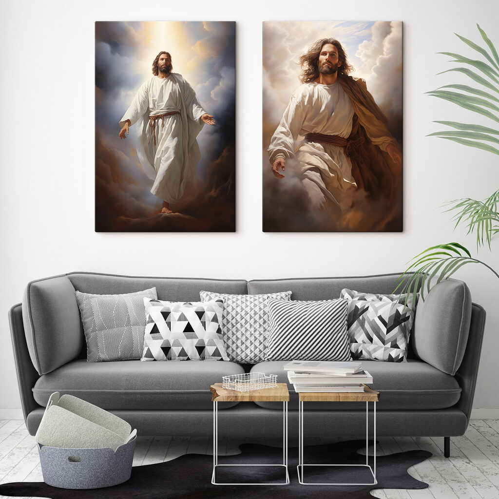 Jezus wśród chmur we wnętrzu
