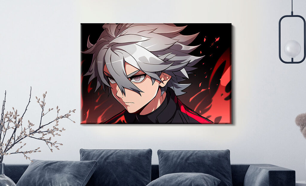 Anime w czerwonej poświacie — wnętrze 1