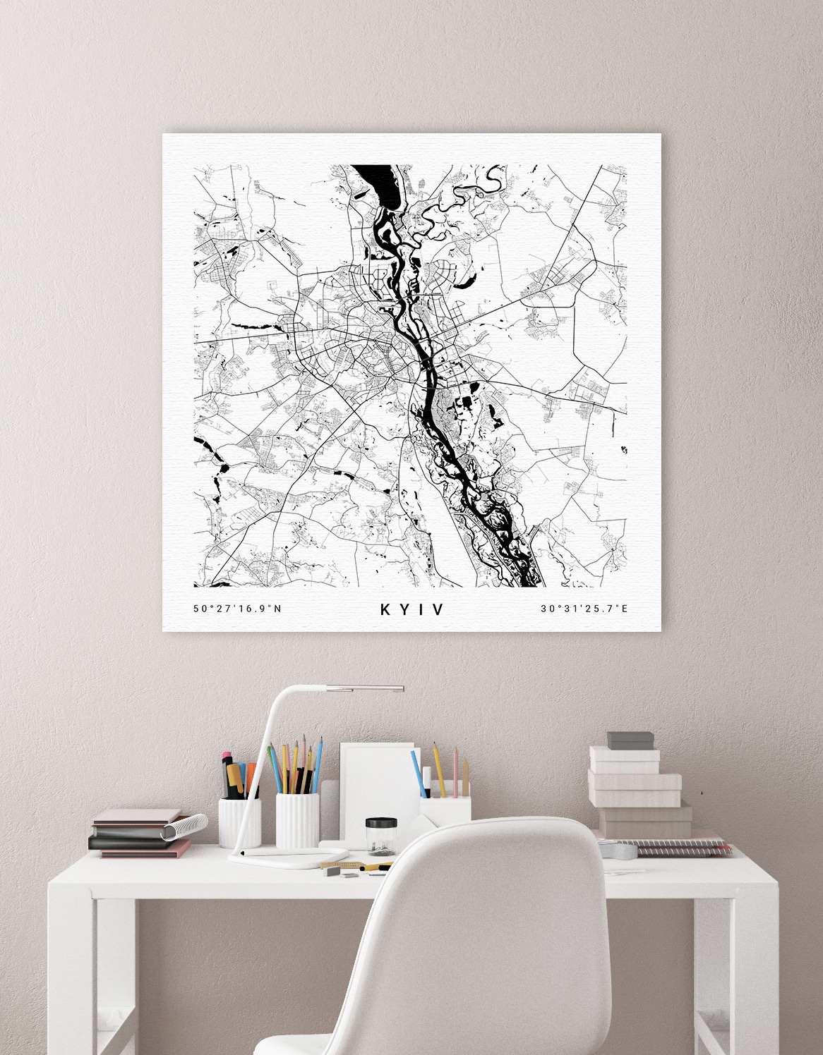 Kijów na mapie — wnętrze 3