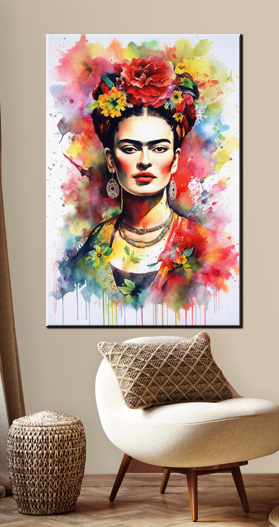 Portret w kwiecistej akwareli — wnętrze 2
