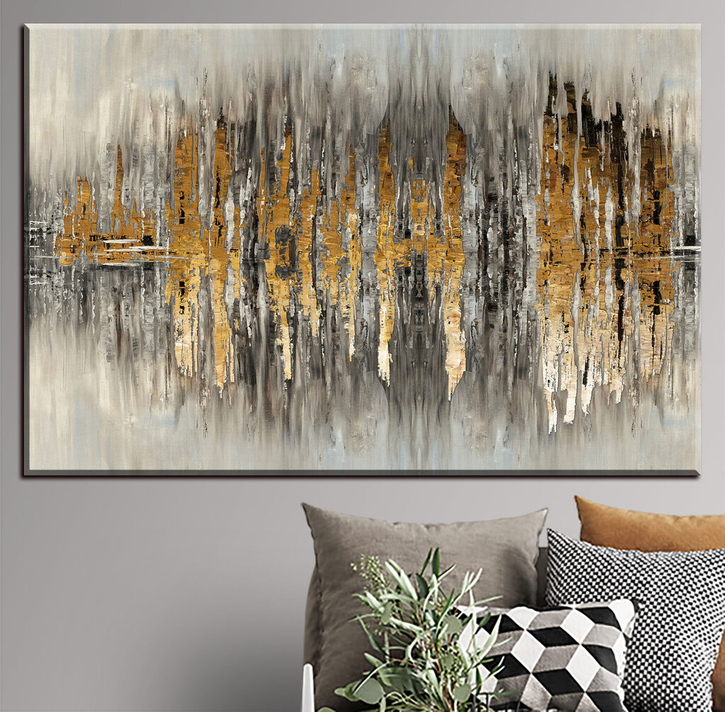 Złote odbicia w szarości — wnętrze 2