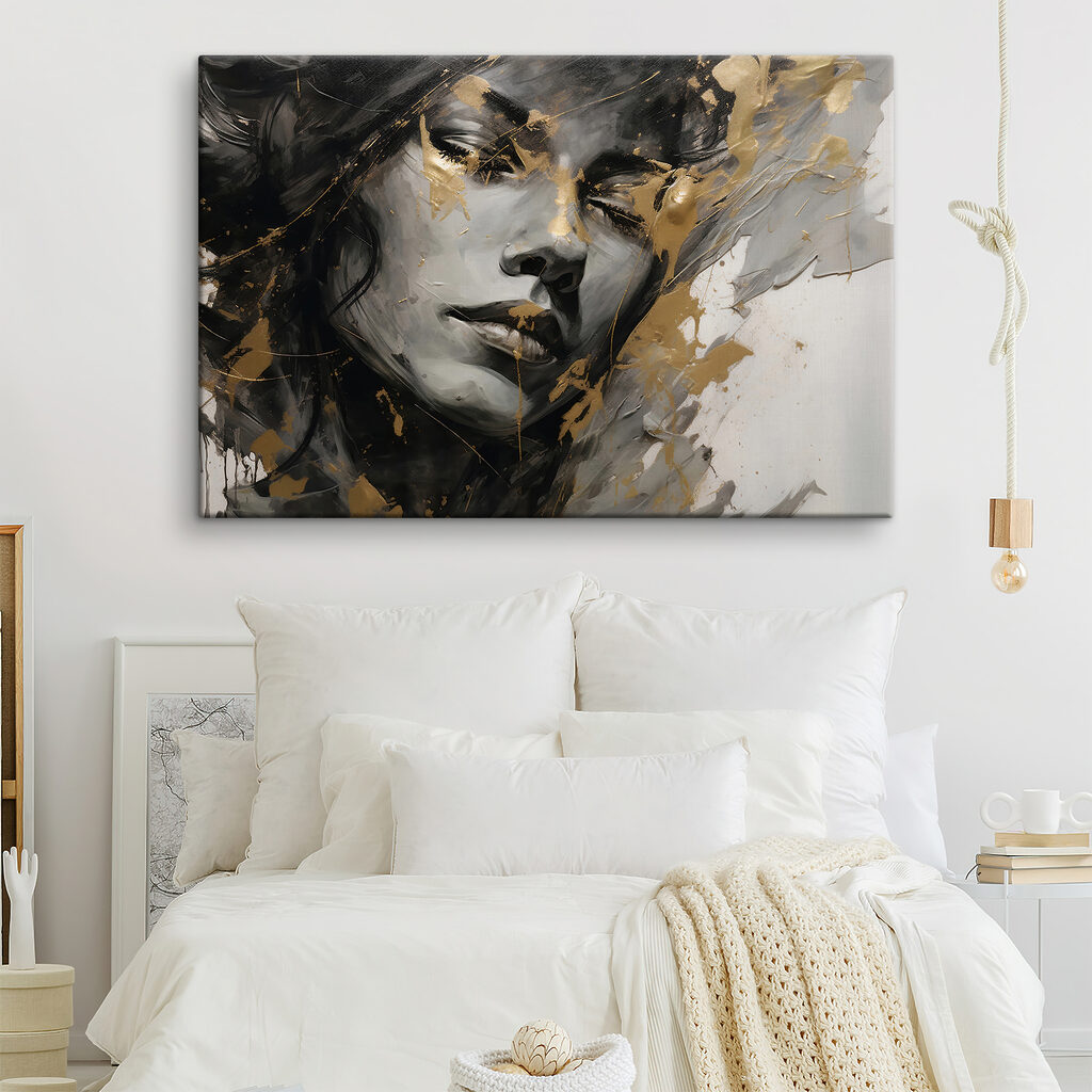 Portret w złotych pociągnięciach — wnętrze 2