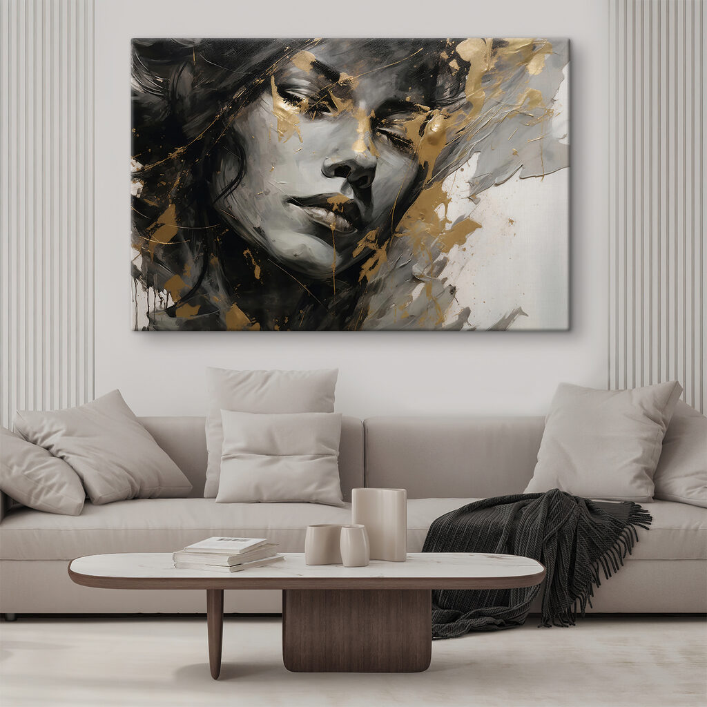 Portret w złotych pociągnięciach — wnętrze 3