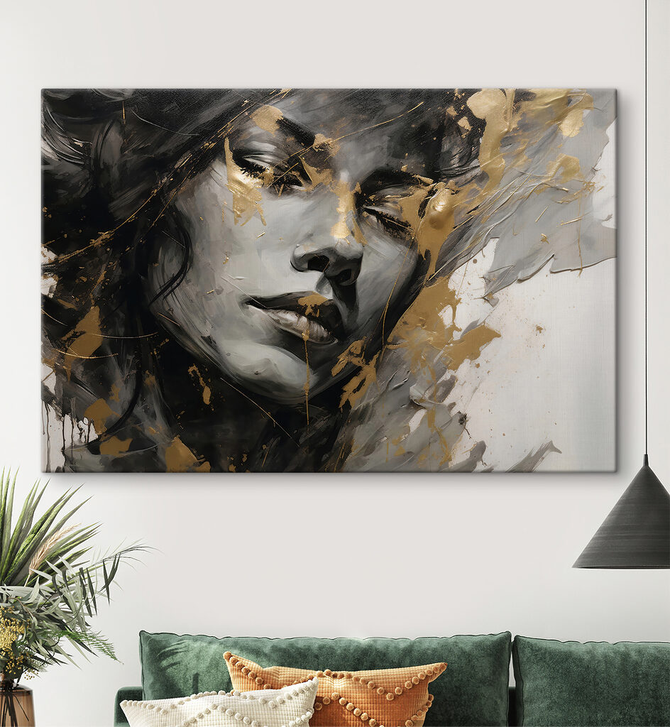 Portret w złotych pociągnięciach — wnętrze 4