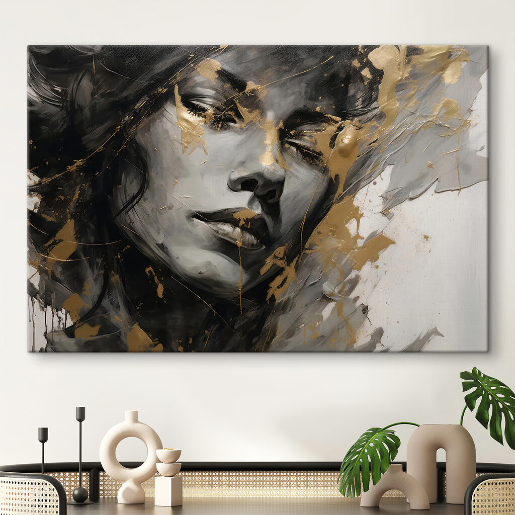 Portret w złotych pociągnięciach — wnętrze 5