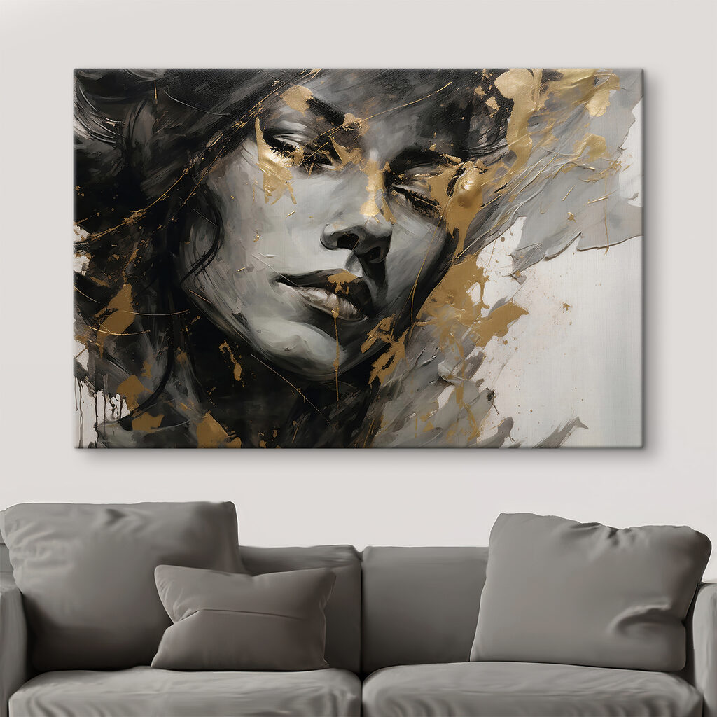 Portret w złotych pociągnięciach — wnętrze 6