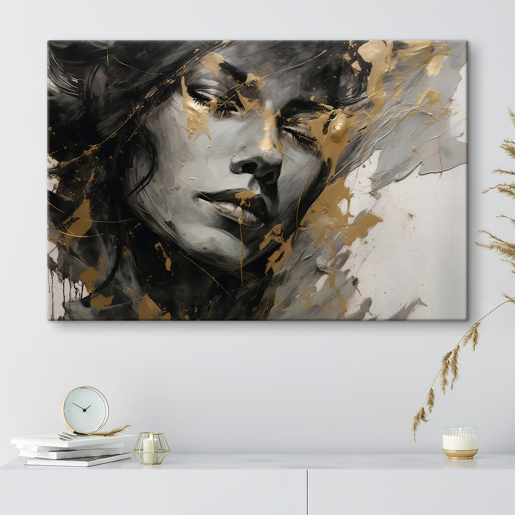 Portret w złotych pociągnięciach — wnętrze 7