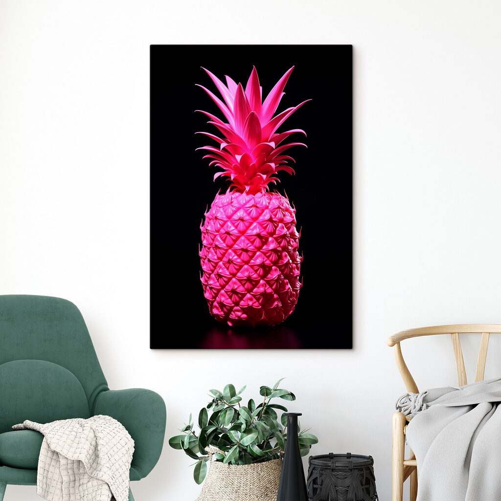 Ananas w jaskrawym różu — wnętrze 4