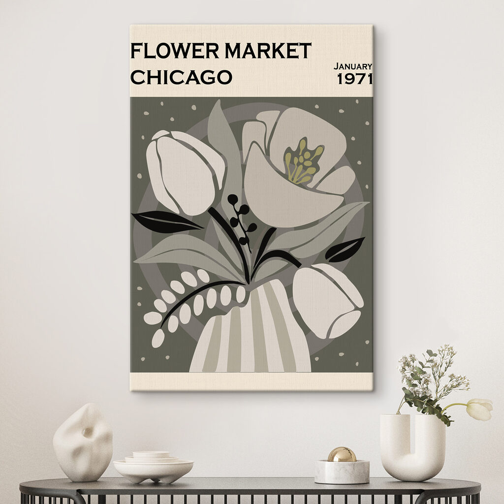 Kwiatowy targ w Chicago — wnętrze 1