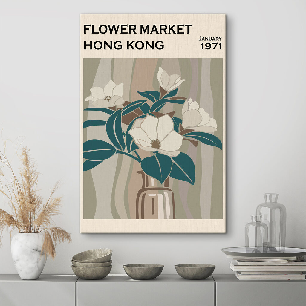 Kwiatowy targ w Hongkongu — wnętrze 1