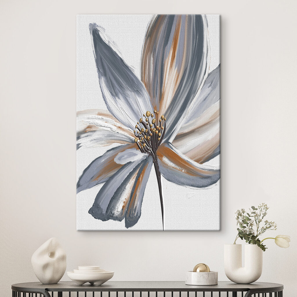 Kwiat w pociągnięciach pędzla — wnętrze 2