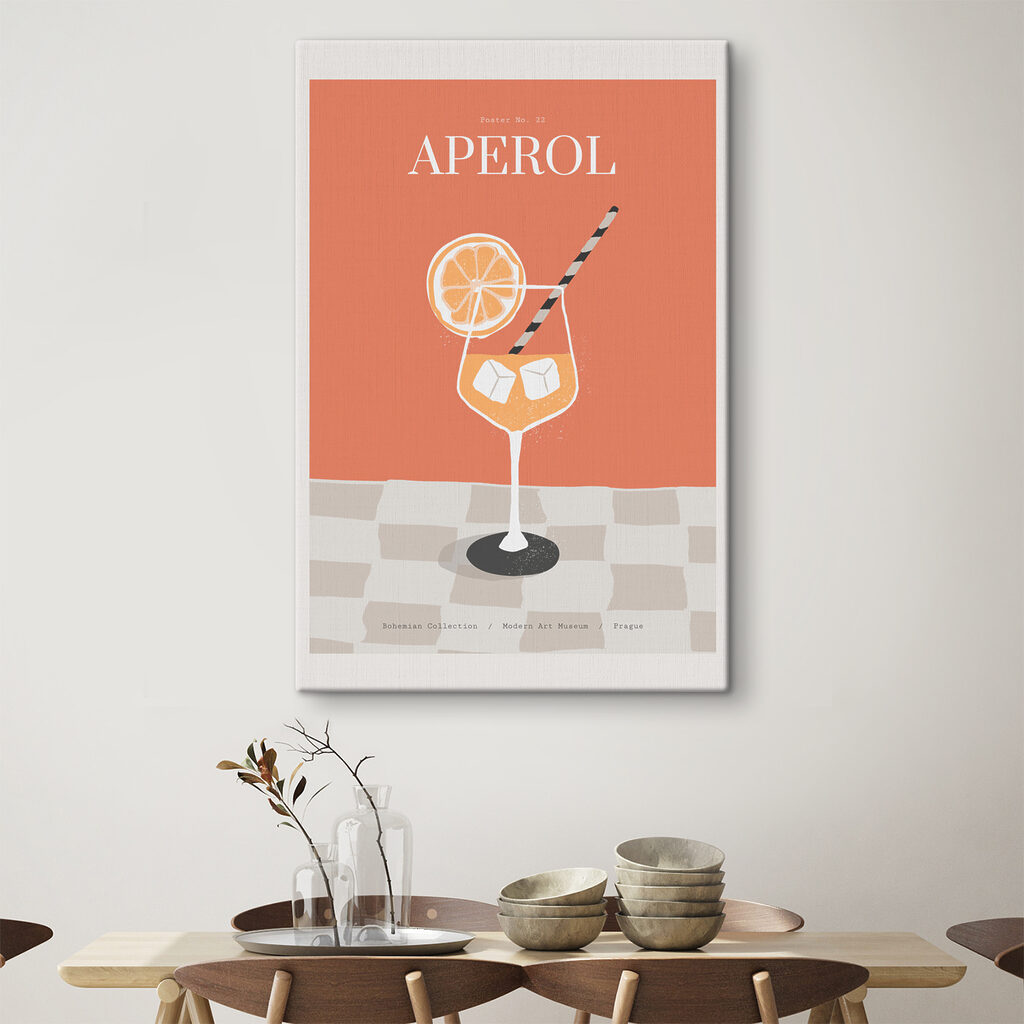 Aperol na szachownicy — wnętrze 2