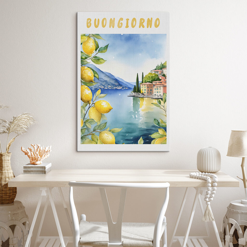 Buongiorno nad jeziorem — wnętrze 1