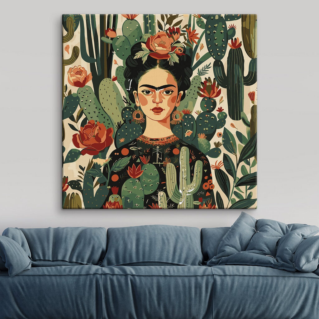 Frida i czerwone kaktusy — wnętrze 4