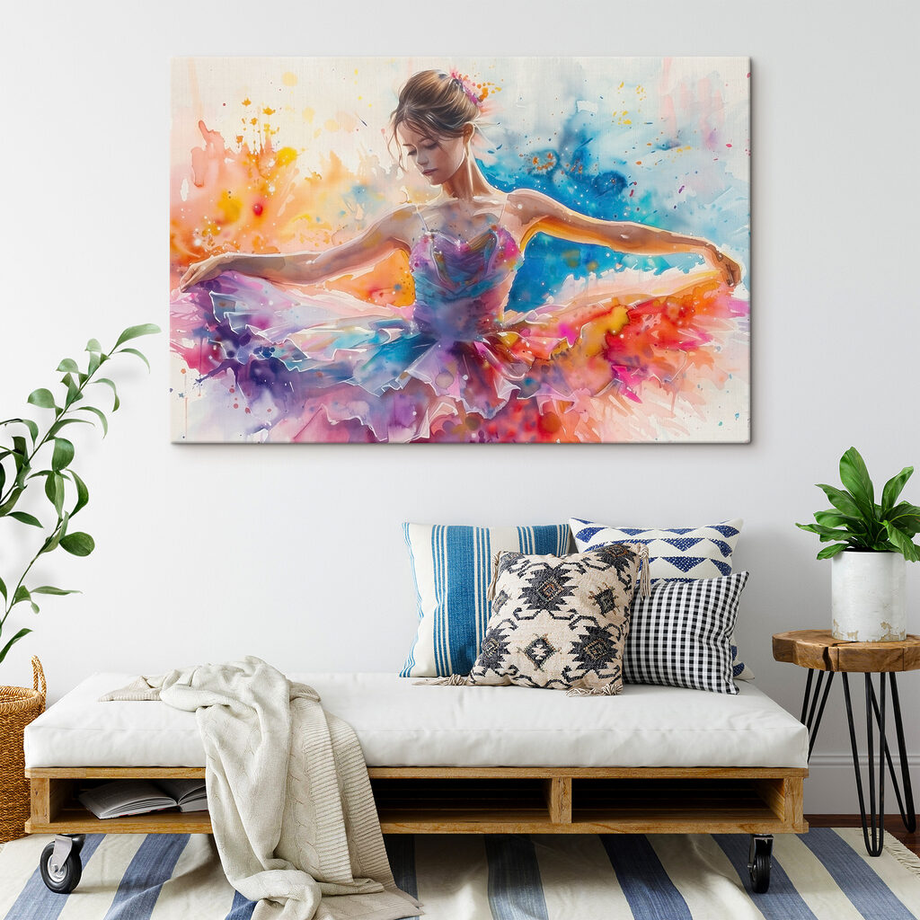 Balerina w płynnych kolorach — wnętrze 2