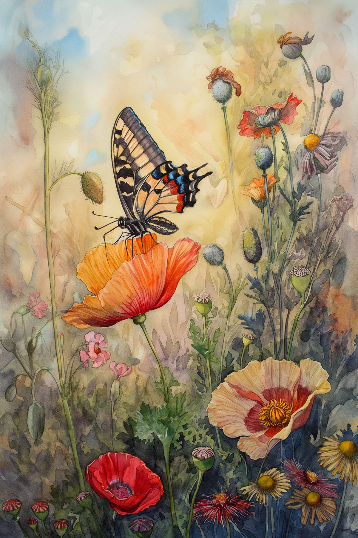 Motyl nad dzikimi makami — cały wzór