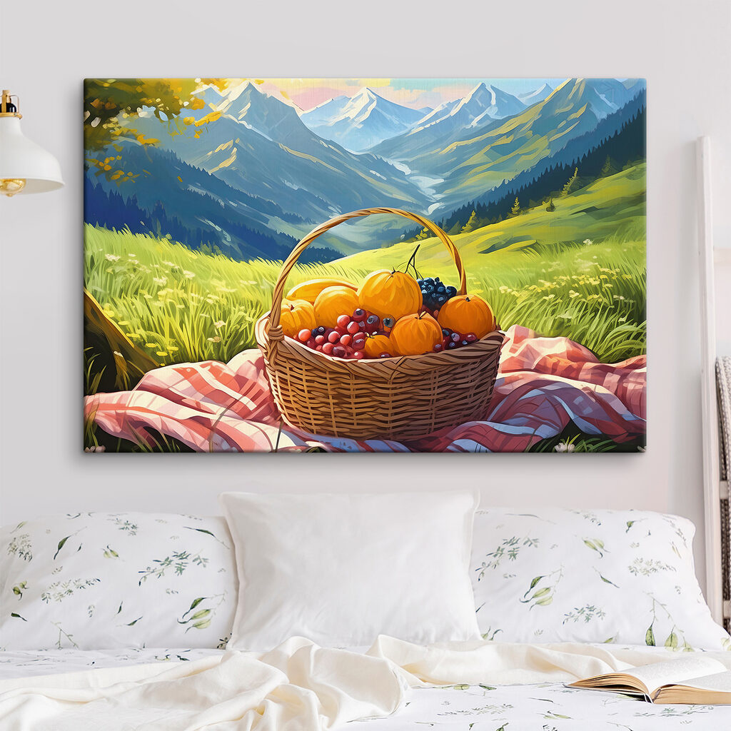 Piknik nad górską doliną — wnętrze 2