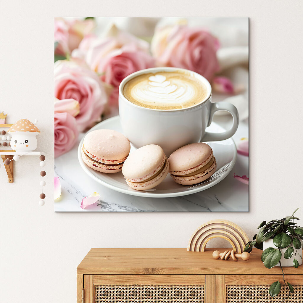 Cappuccino z makaronikami — wnętrze 2