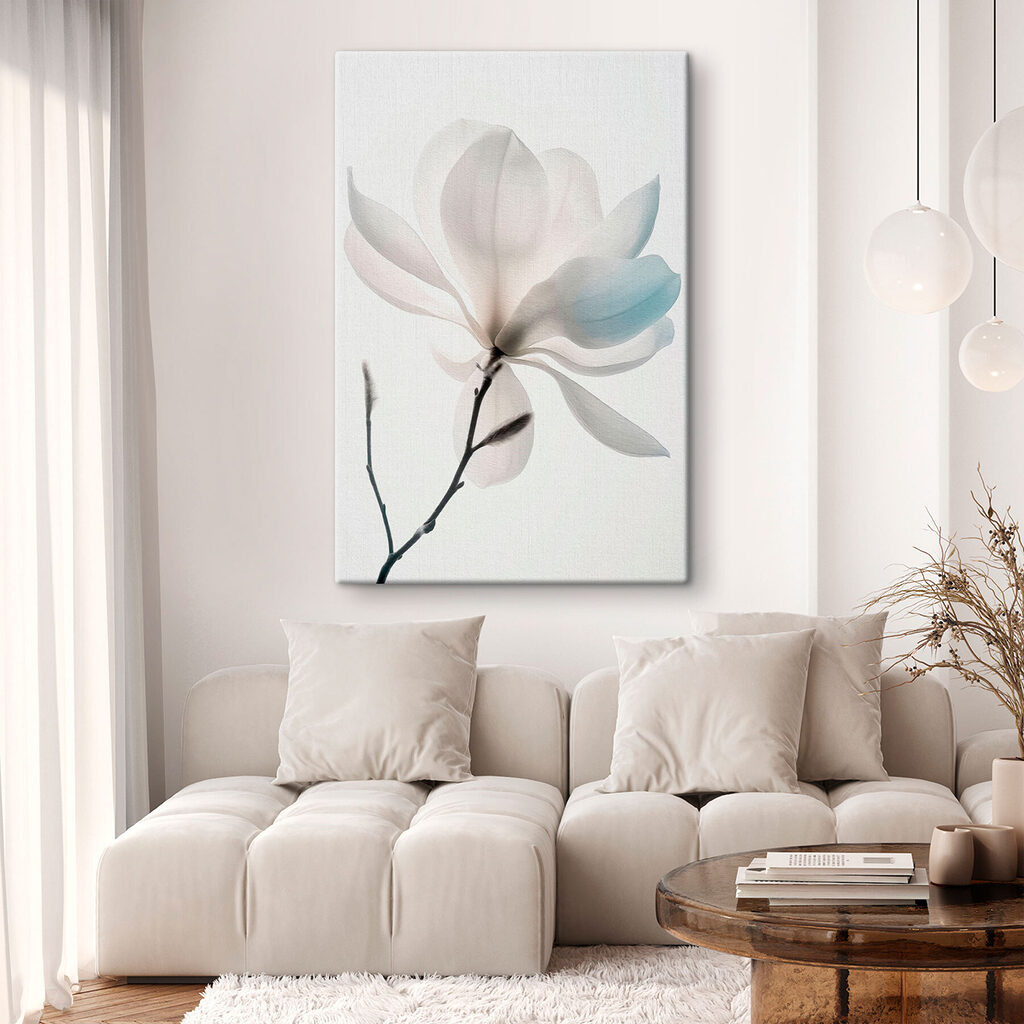 Biała magnolia kwitnie — wnętrze 1
