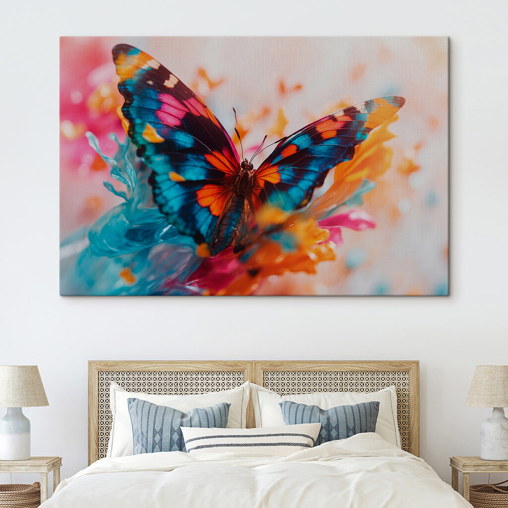 Motyl w pastelowych barwach — wnętrze 2