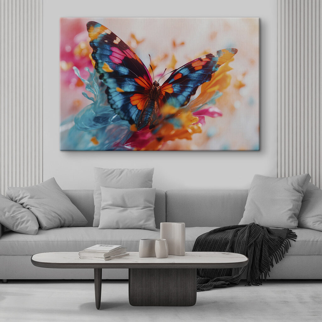 Motyl w pastelowych barwach — wnętrze 3