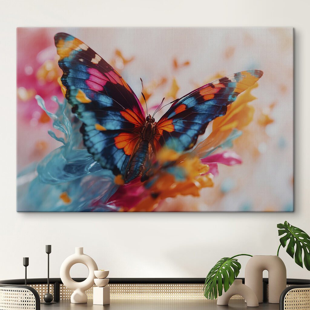 Motyl w pastelowych barwach — wnętrze 1
