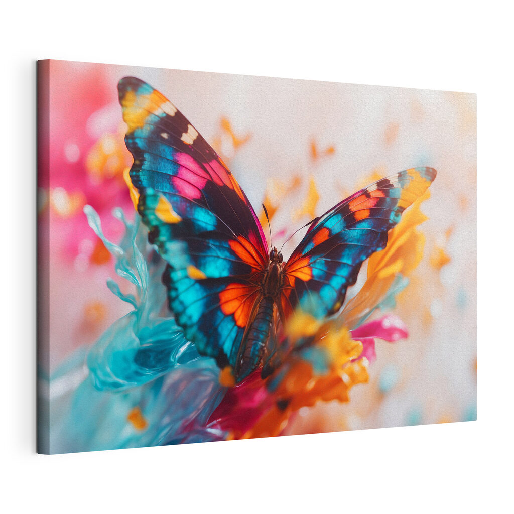 Motyl w pastelowych barwach — widok produktu