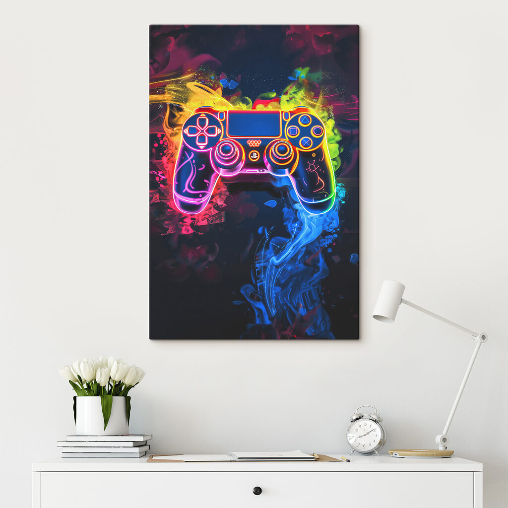 Pad w neonowym blasku — wnętrze 1