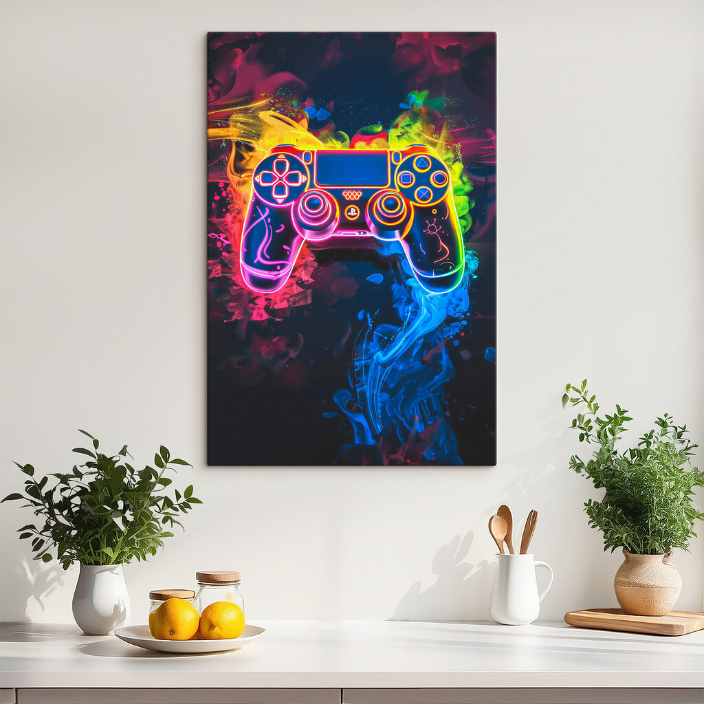 Pad w neonowym blasku — wnętrze 2