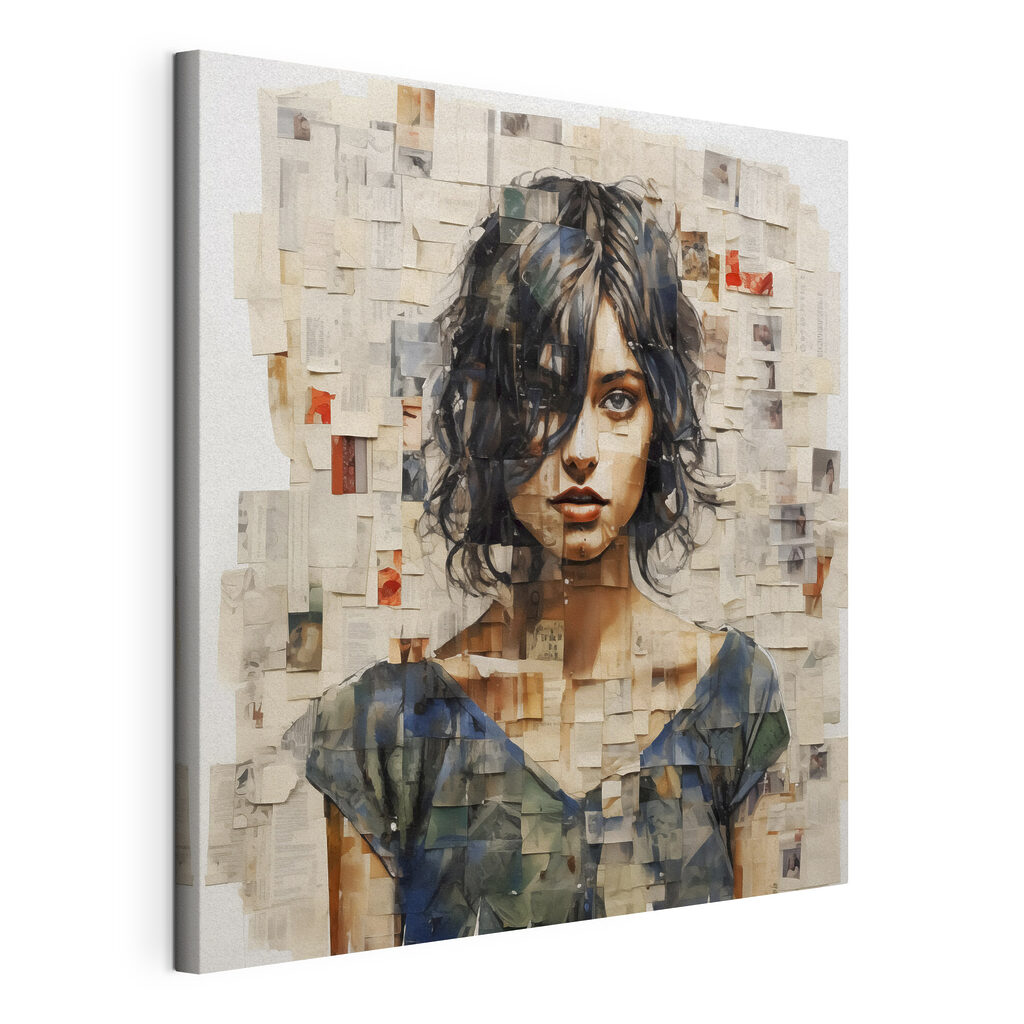 Portret z bladych fragmentów — widok produktu