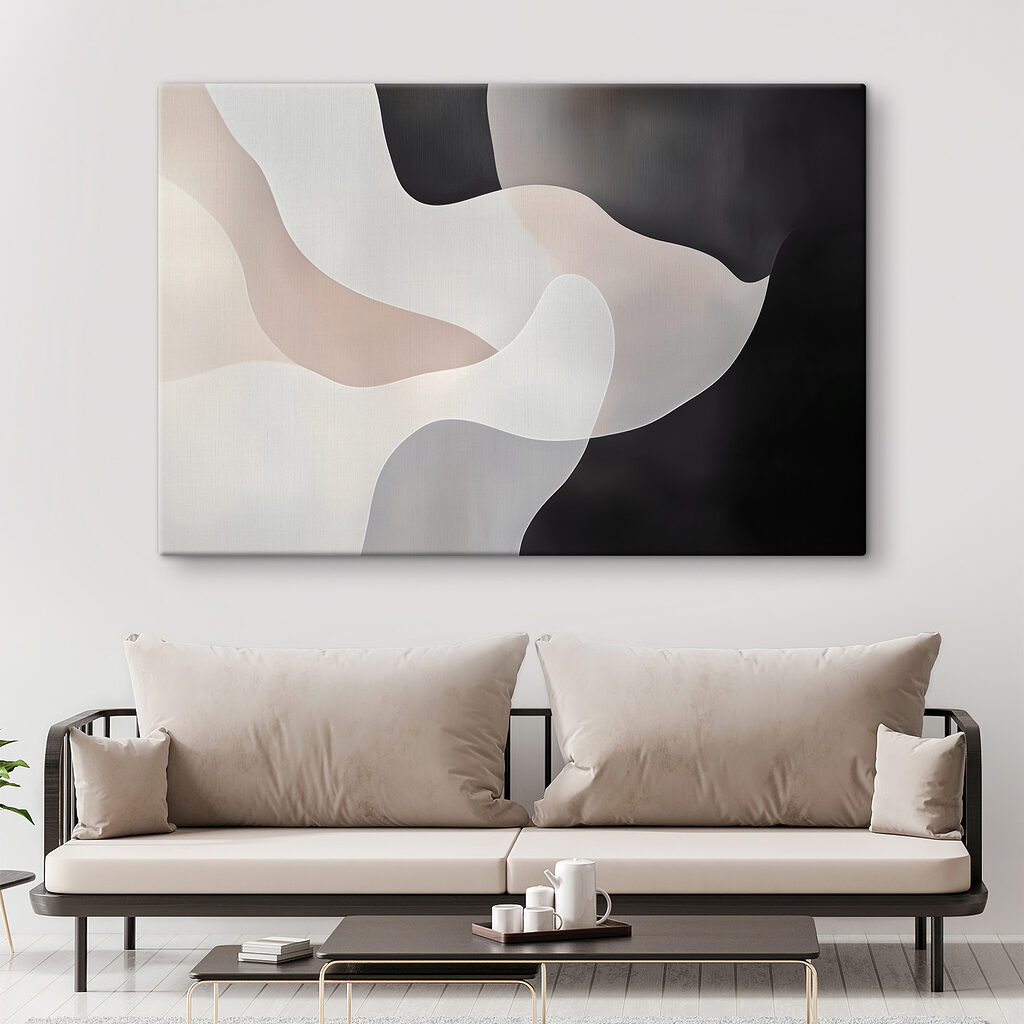 Czarno-białe łuki — wnętrze 1