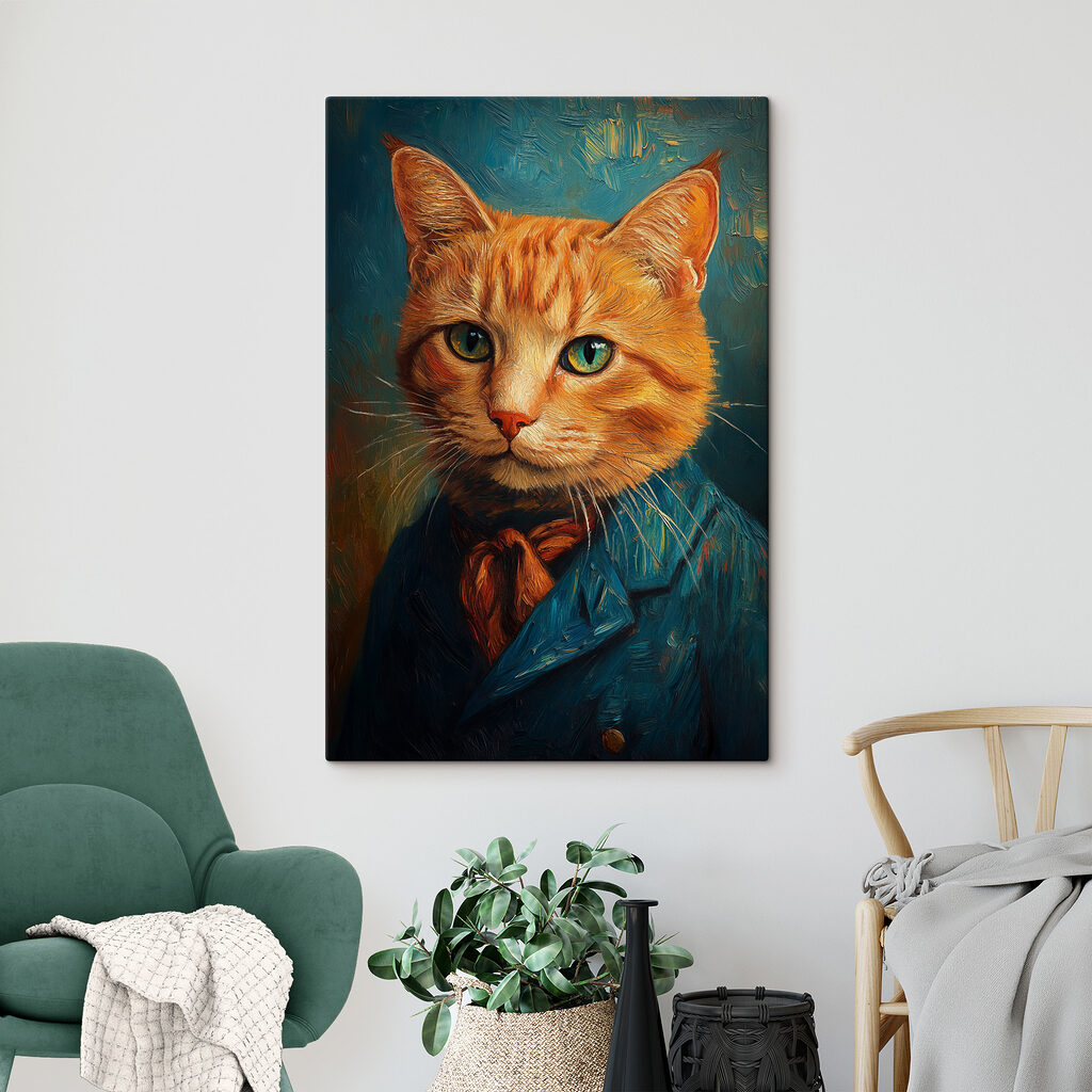 Kot w wieczorowym stroju — wnętrze 2