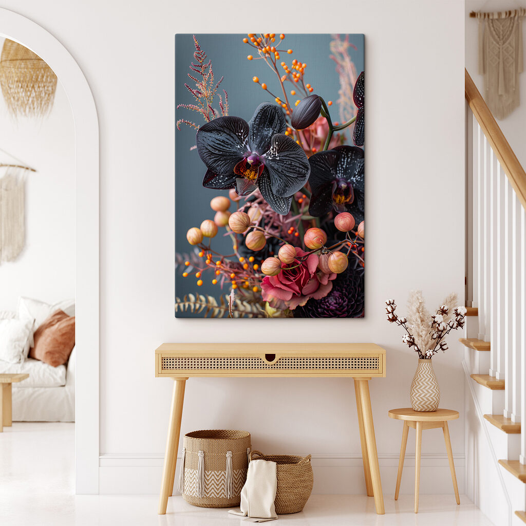 Czarne orchidee wśród jagód — wnętrze 1