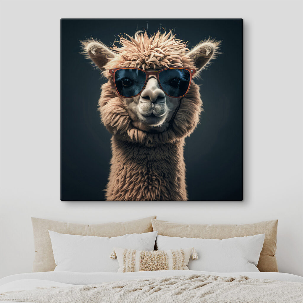 Lama w ciemnych okularach — wnętrze 2