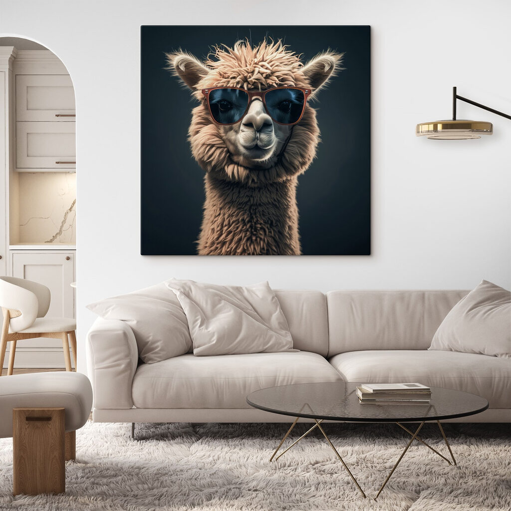 Lama w ciemnych okularach — wnętrze 4