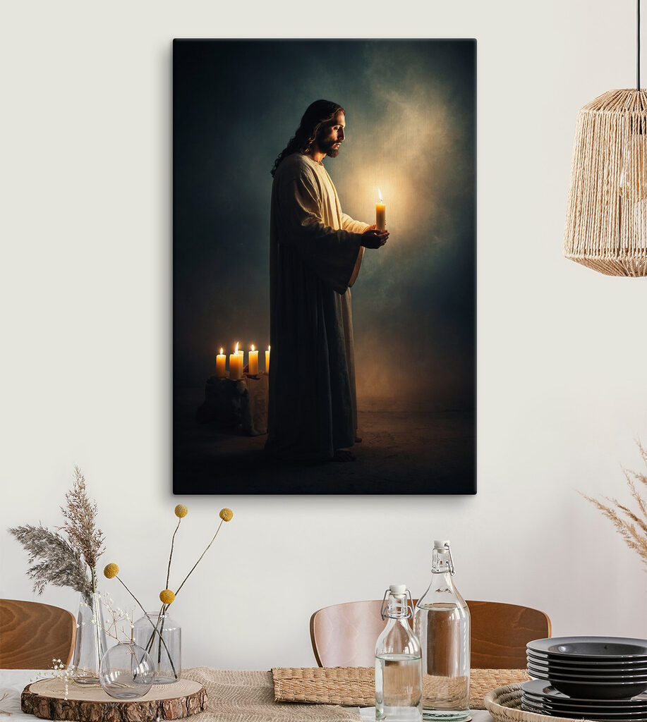 Jezus ze świecą — wnętrze 1