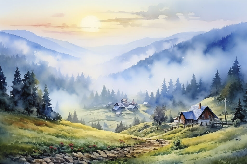 Krąg doliny — cały wzór