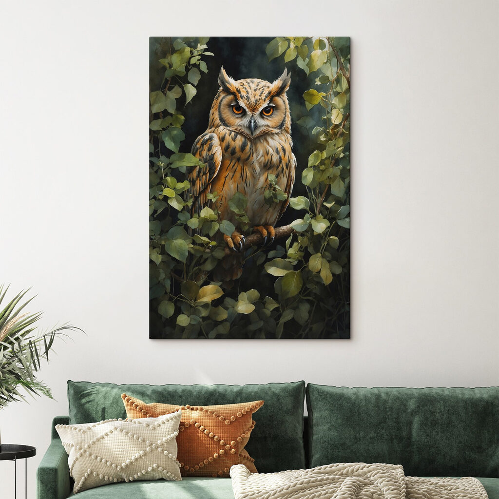 Sowa wśród zieleni — wnętrze 1