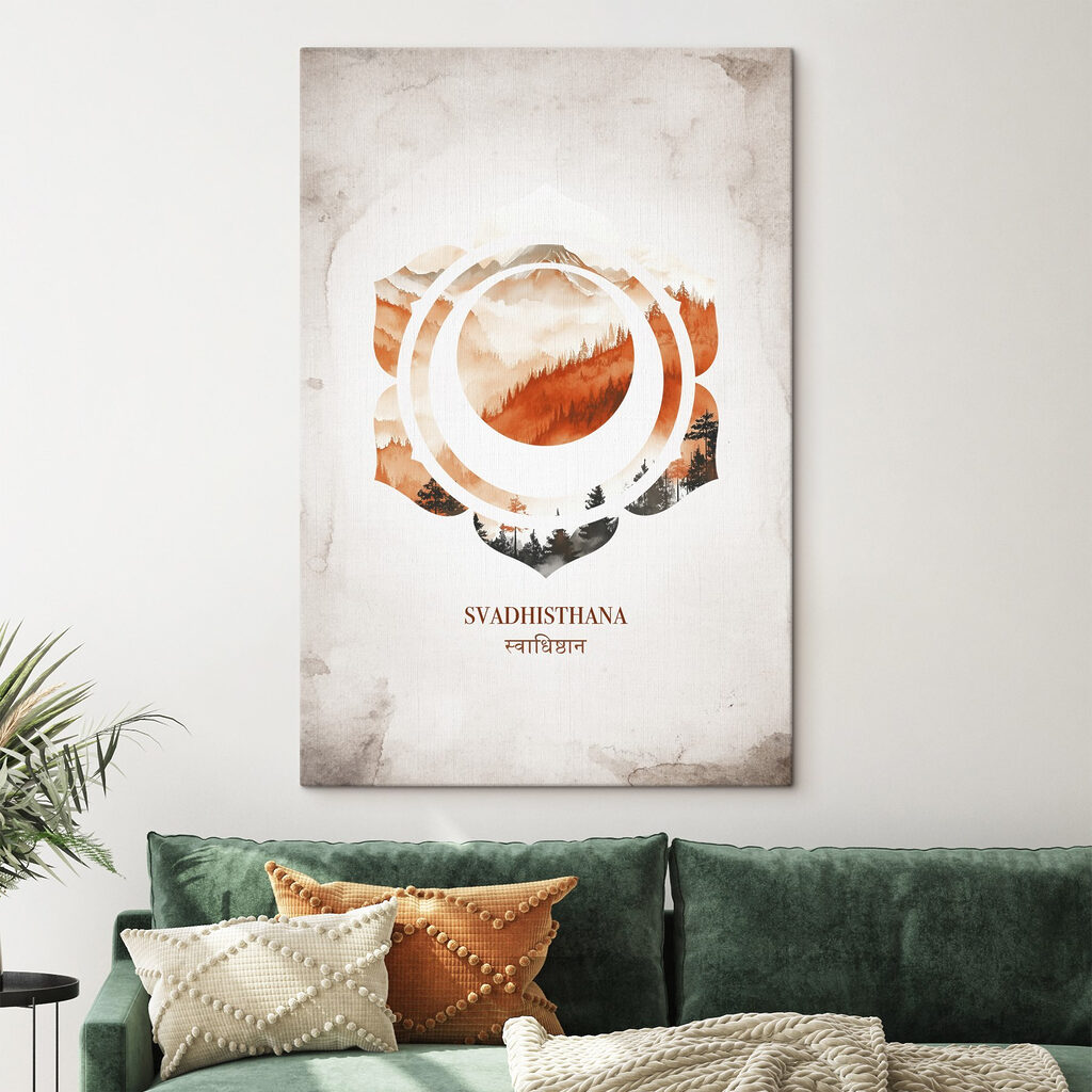 Czakra sakralna w pomarańczy — wnętrze 1