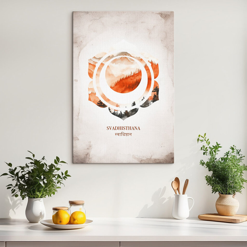 Czakra sakralna w pomarańczy — wnętrze 2
