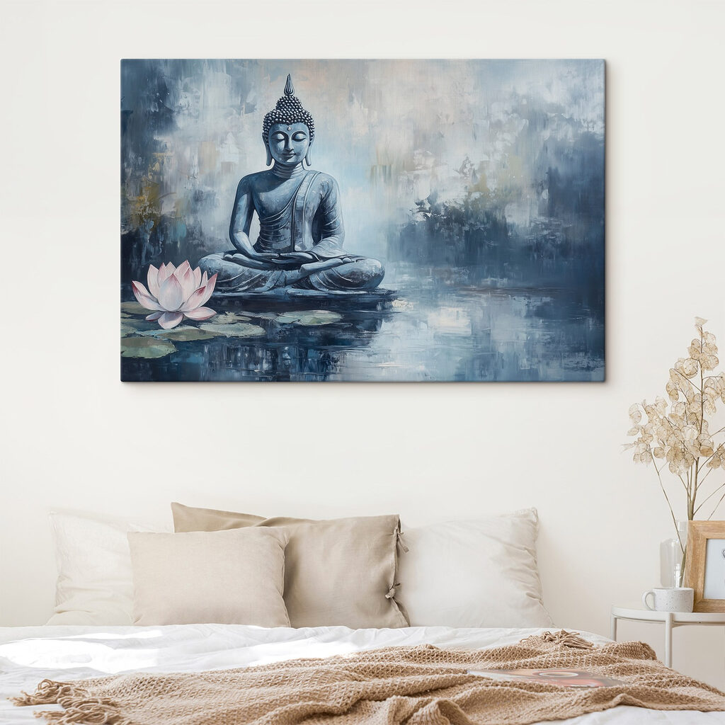 Budda w błękitnej mgle — wnętrze 1