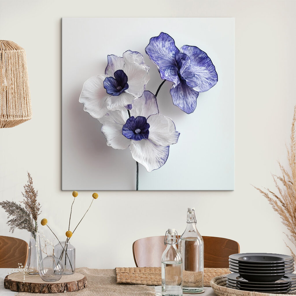 Orchidea z błękitnym obrzeżem — wnętrze 3