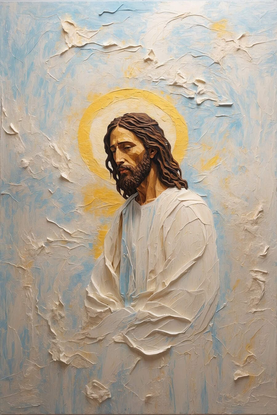 Jezus w lekkich szatach — cały wzór