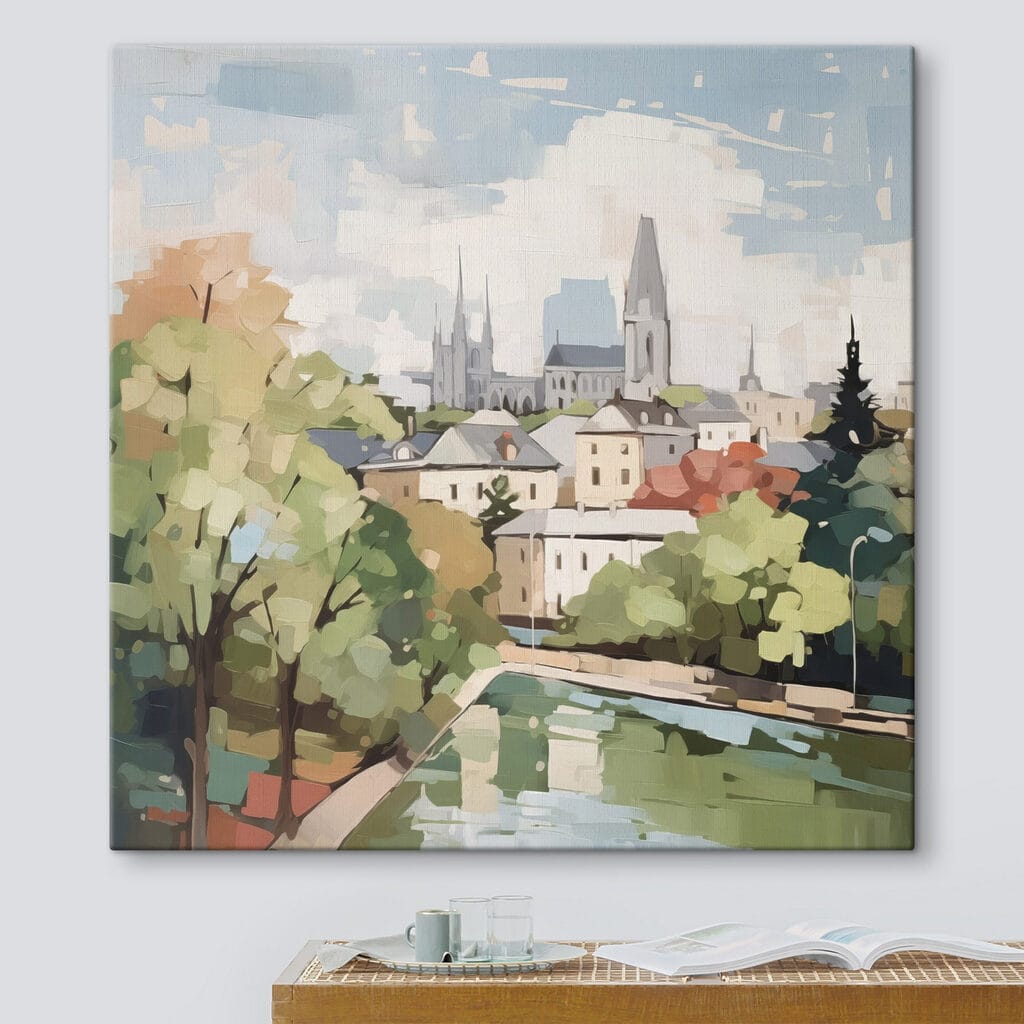Miasto nad zieloną rzeką — wnętrze 1