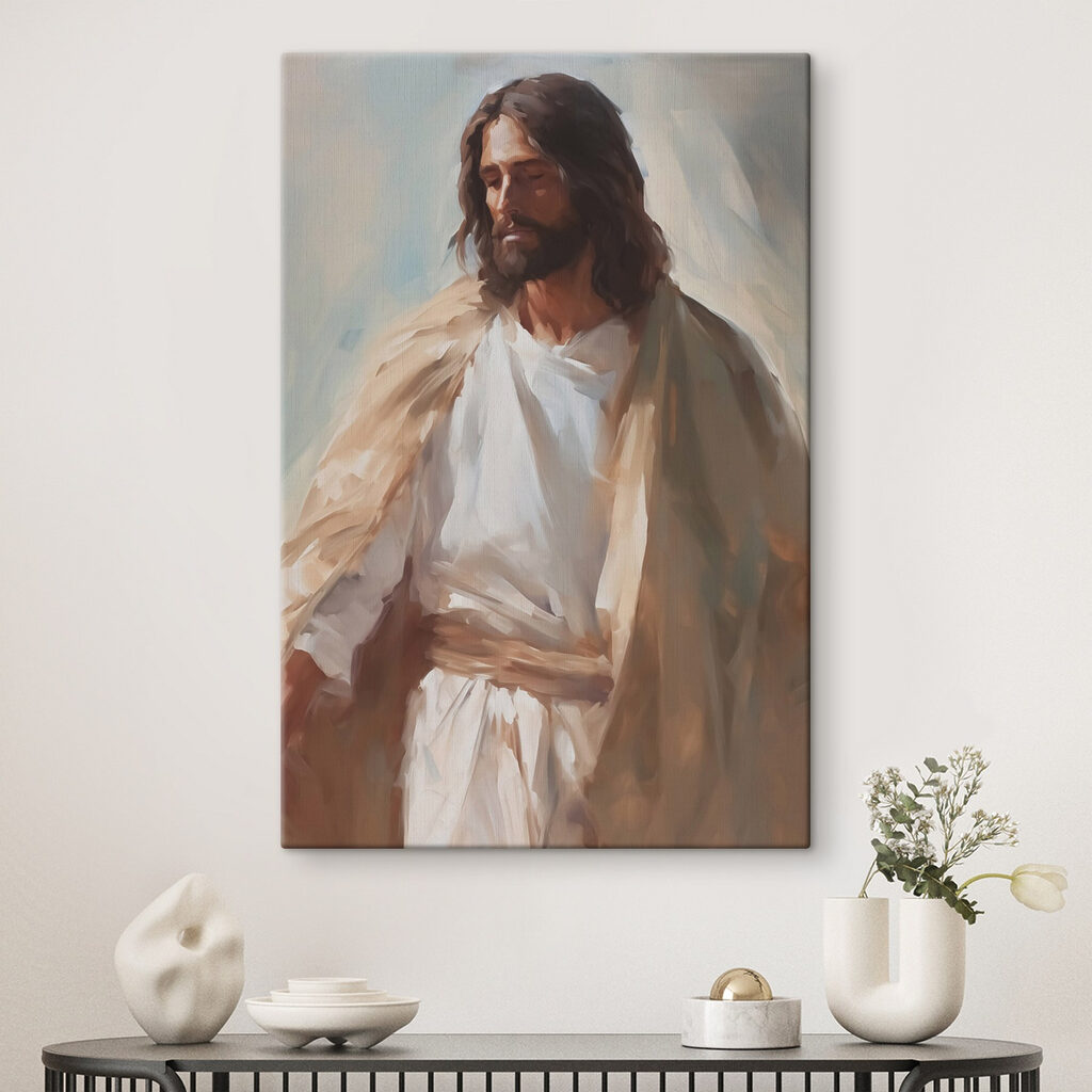 Jezus w ciepłych pociągnięciach — wnętrze 1