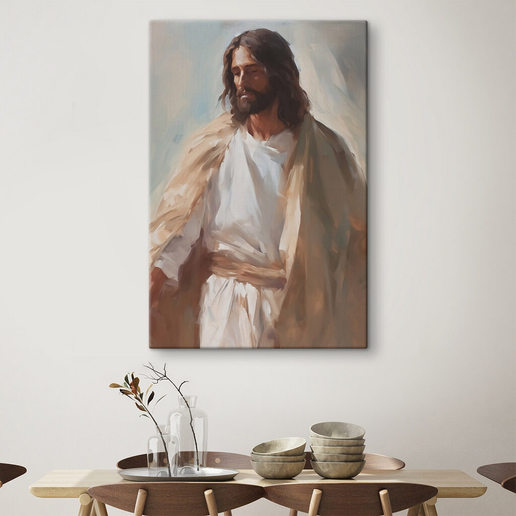 Jezus w ciepłych pociągnięciach — wnętrze 2