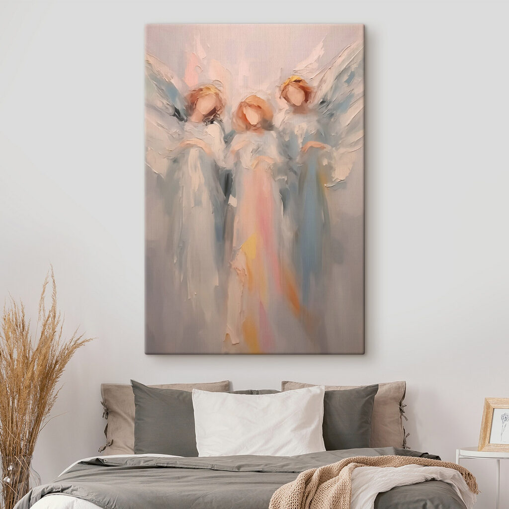 Trzy anioły w pastelu — wnętrze 2