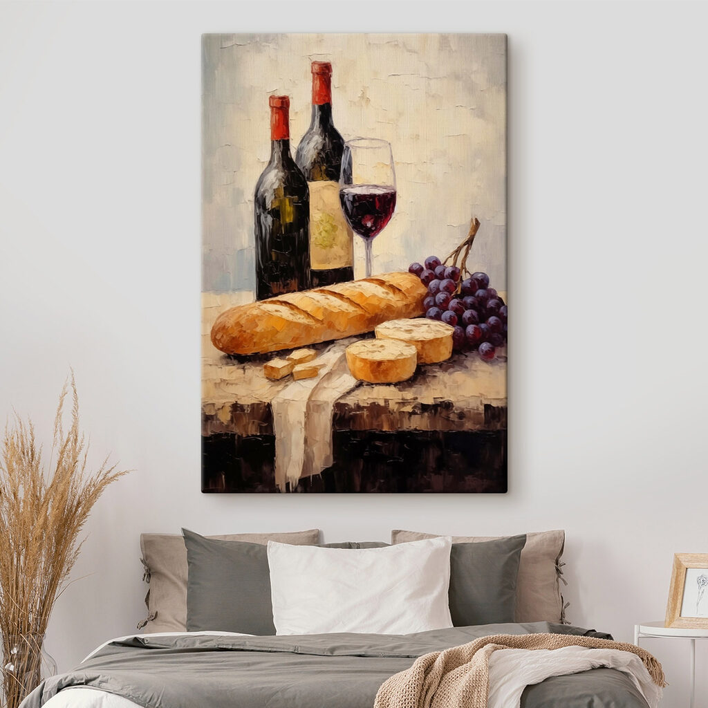 Wino z bagietką — wnętrze 1