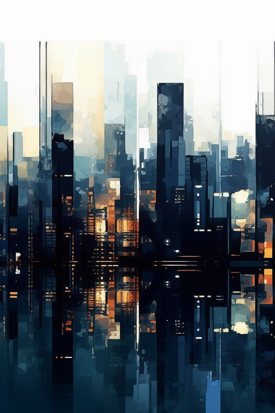 Nocne miasto — cały wzór